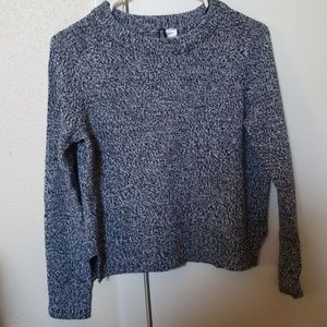 Black- white sweater